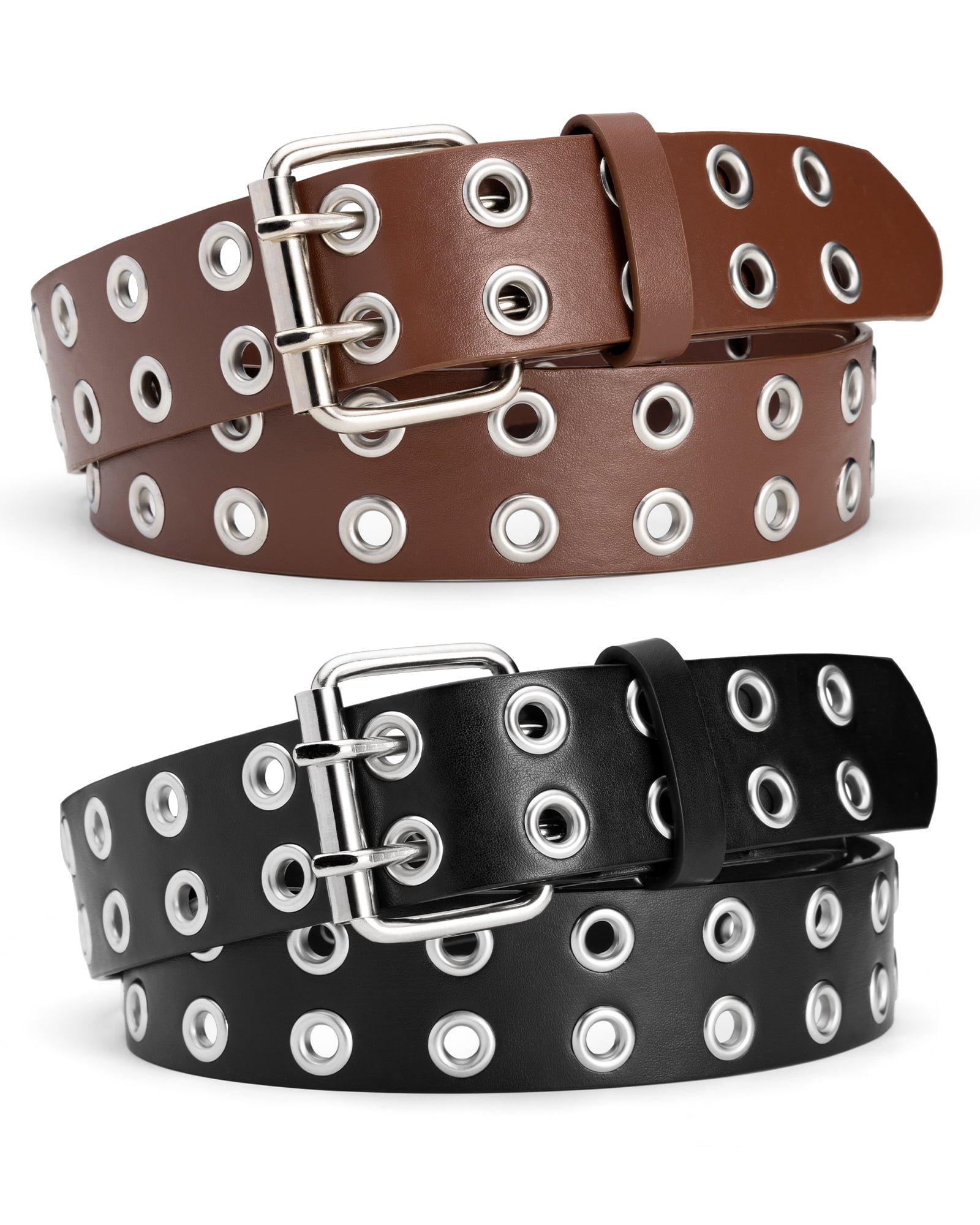 LEVI’S / double ring leather belt Levi's Women's Double Prong Perforated Belt - Walmart.com