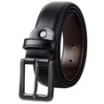 thumbnail image 1 of Timarkment Mens Belt Black Leather Belt Classic Design Casual Work Belts for Men, 1 of 7