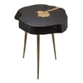 thumbnail image 1 of Timber Black and Brass Side Table By TOV Furniture, 1 of 5
