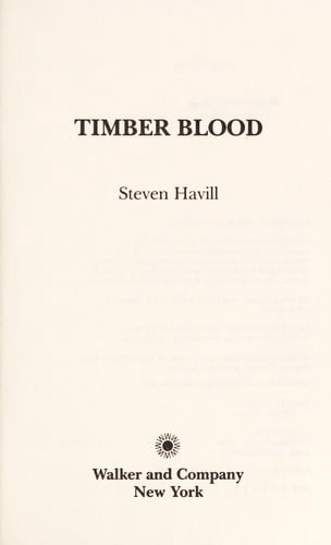 Pre-Owned Timber Blood (Hardcover) 0802740529 9780802740526 - Walmart.com