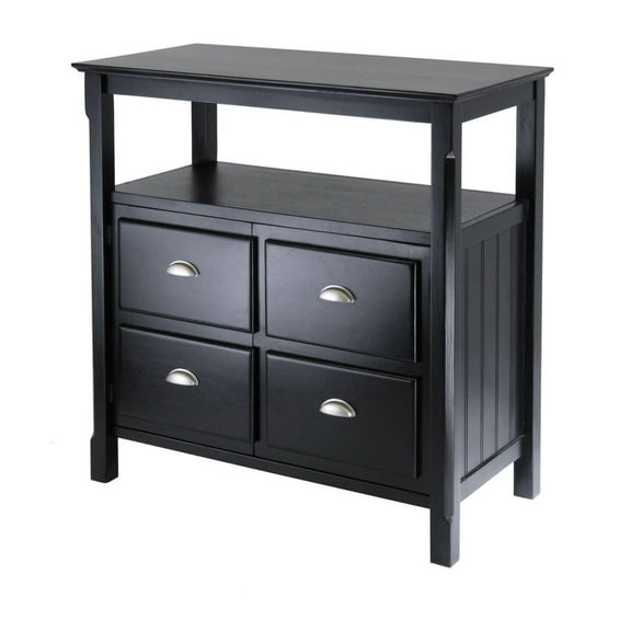 Timber Buffet Table with two doors