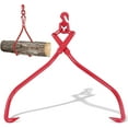 Timber Claw Hook, 32in - Log Lifting Tongs Heavy Duty Grapple Timber ...