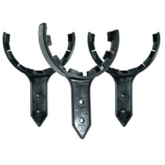 Timber Creek Rack Em Clay Pigeon Holder, 3-Pack, Black