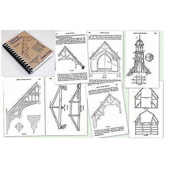 Timber Framing How-To Book Plans 1908 Slick Chisel Mallet 450Pics 385Pg Log Home