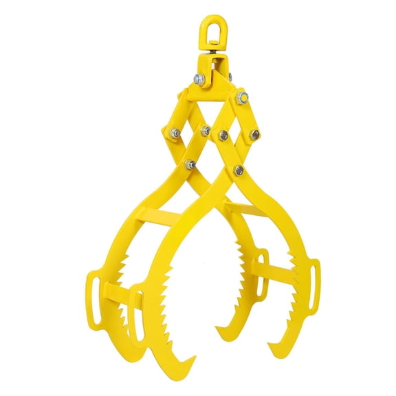 Timber Log Lifting Tongs 28 Inch Heavy Duty Steel Logging Grabber