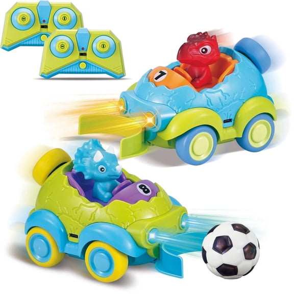 Timber Lulu Dinosaur Soccer RC Car World Cup Soccer Game Remote Control Car for Boy 3+