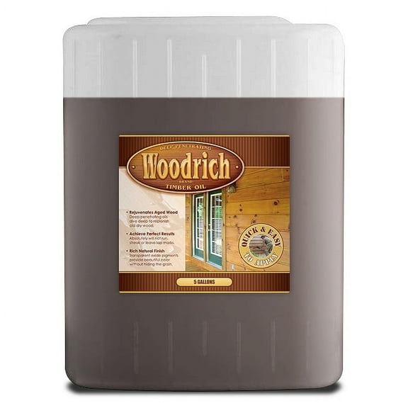 Timber Oil Deep Penetrating Wood Stain  5 Gallon  Covers up to 750 SQ FT Warm Honey Gold