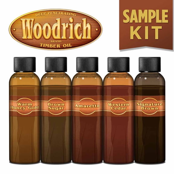 Timber Oil Deep Penetrating Wood Stain Sample Color Kit