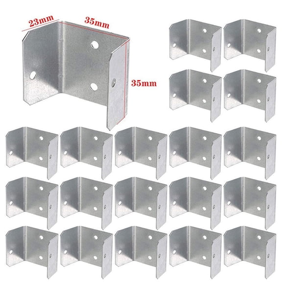 Timber Post Connectors Constructed From Galvanized Steel Backyard Projects