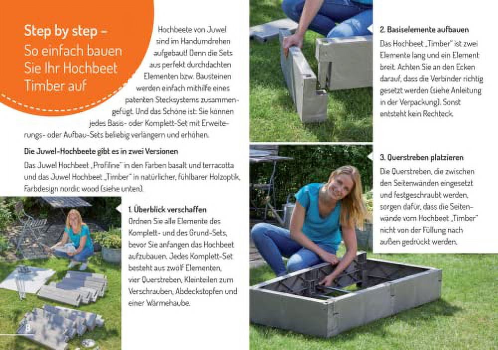 Timber Raised Bed 18 Heat Insulating Building Blocks 100 Recyclable