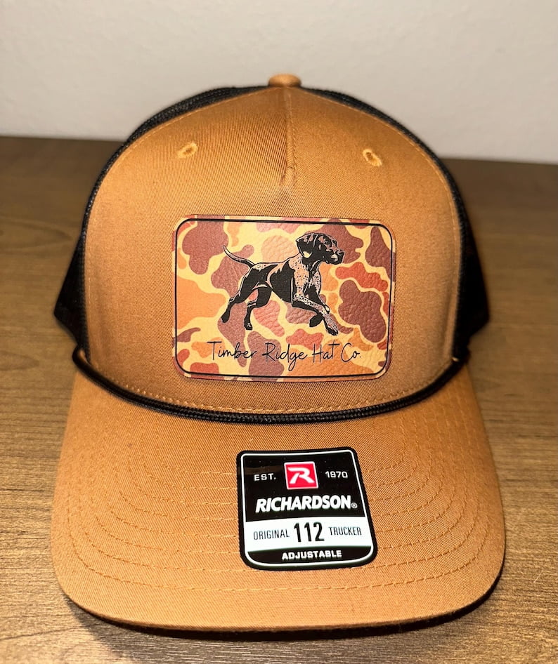 Timber Ridge Hat Co. leather patch Richardson Hat - Walmart.com