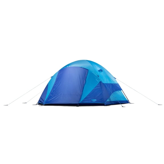 Timber Ridge LUMOS™ 6 Person Camping Tent, Easy Setup Family Tent with Built-In Lighting & Rainfly, Blue Lagoon