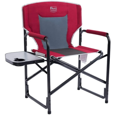 Timber Ridge Portable Folding Director's Chair, Purple