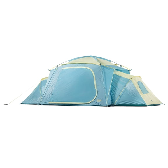Timber Ridge SERA™ 10 Person Pop-Up Camping Shelter, Instant Setup Outdoor Canopy Tent with Mesh Panels & Weather Protection, Desert Oasis
