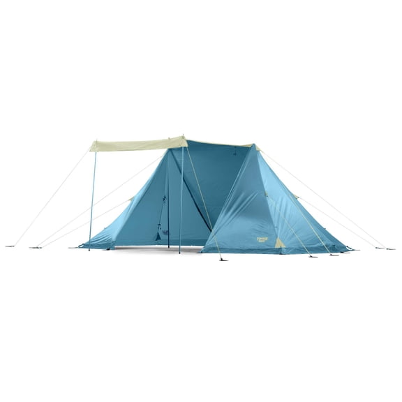 Timber Ridge VERSA™ 4 Person Pop-Up Camping Shelter, Instant Setup Outdoor Canopy Tent with Mesh Panels & Weather Protection, Desert Oasis