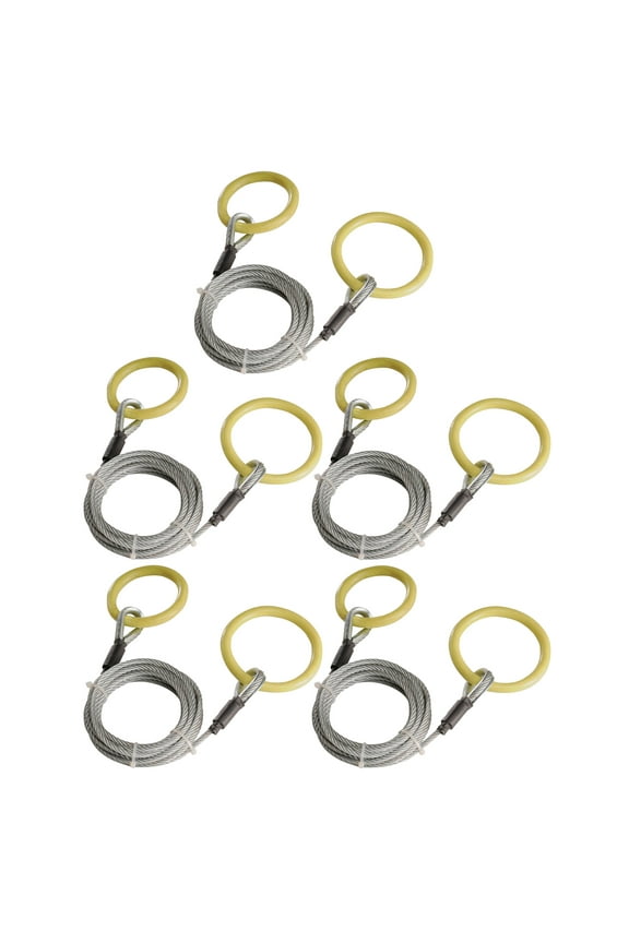 10 Foot ATV UTV Log Lumber Choker Cable with Tow Rings (5 Pack)