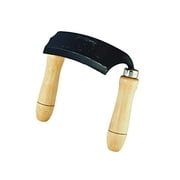 Timber Tuff TMB-05DC 5 In. Steel Curved Draw Shave for Woodworking and DeBarking Logs and Firewood