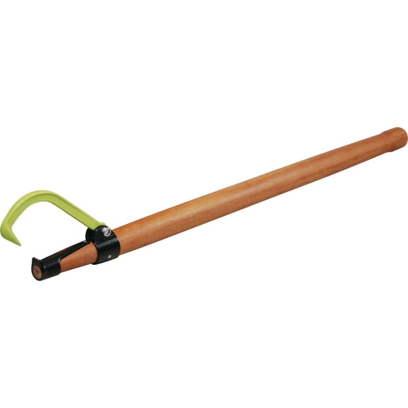 Timber Tuff Log Rolling Cant Hook Tool TMW-30 - 4 Ft. Wood Handle - Forestry Hook