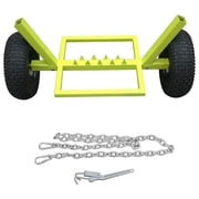 Timber Tuff TMW-83 Heavy Duty Log Dolly w/ Chain, 1,100 Lb Capacity, Green