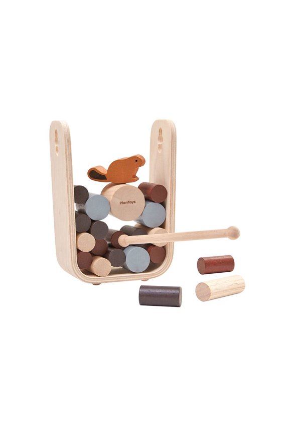 Timber Tumble Wooden Balancing & Strategy Game for Kids Ages 3+ | Montessori Educational Toy for Fine Motor Skills, Logical Thinking & Concentration | Eco-Friendly Family Game