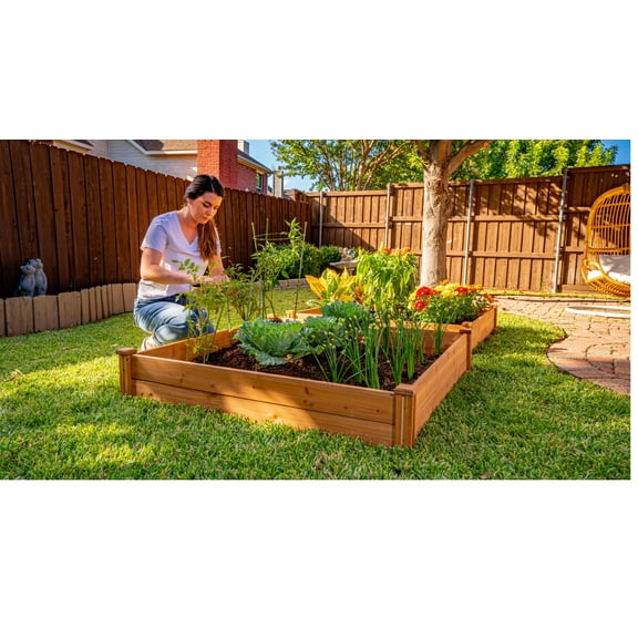 Timber Valley Dual Purpose 48" x 48" Cedar Garden (2PK)