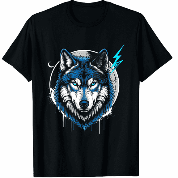 Timber Wolf Face T-Shirt for Men Women