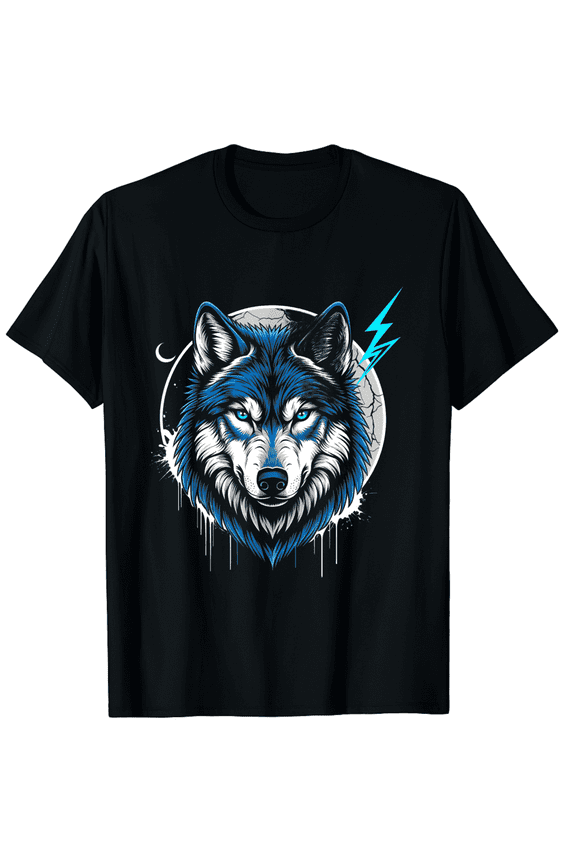 Timber Wolf Face T-Shirt for Men Women