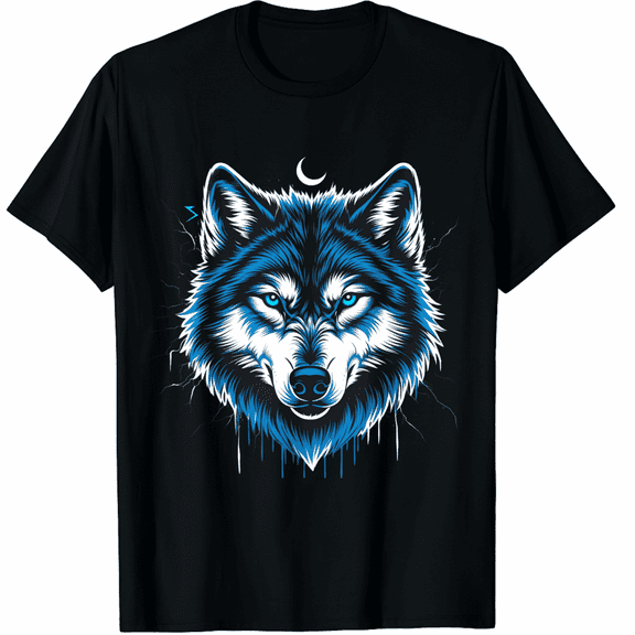 Timber Wolf Face T-Shirt for Men Women
