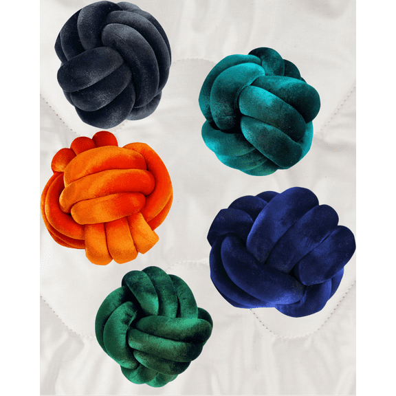 Timberbrook Austin Knot Accent Pillow Navy Blue