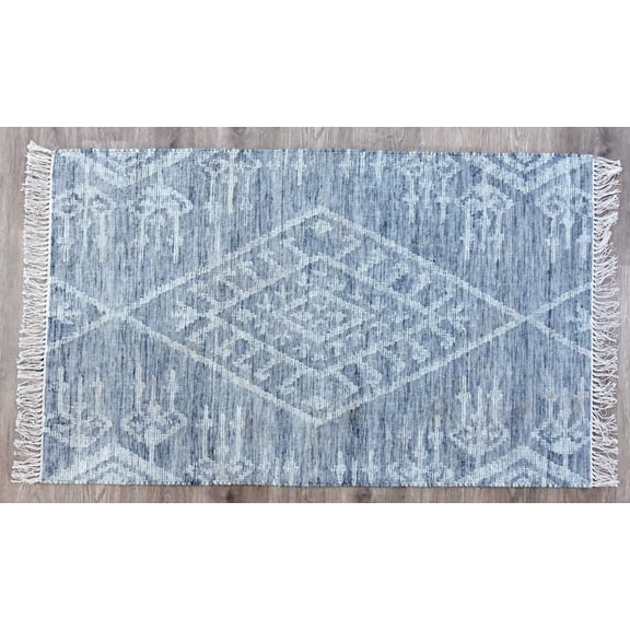 Timbergirl Kilim Kite Grey Wool Handmade Rug