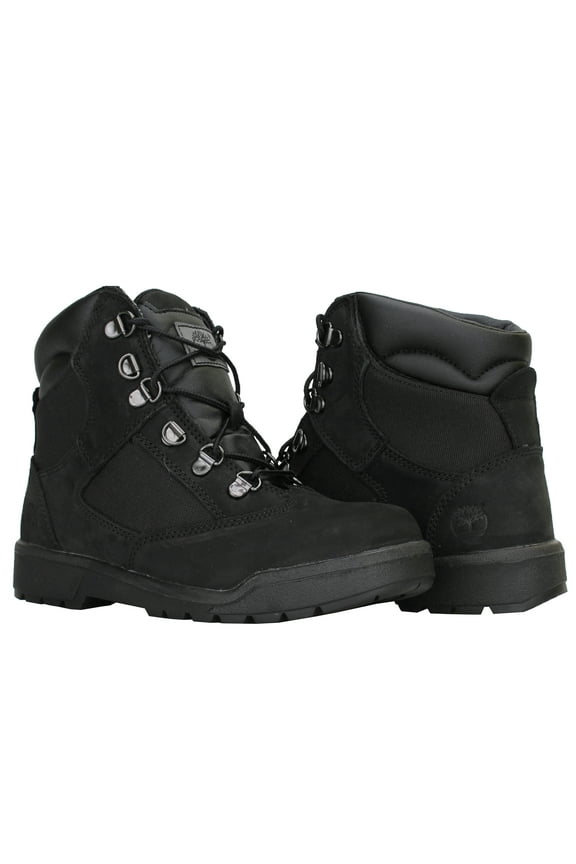 Field Boot GS Girls Shoes Size 3.5, Color: Black