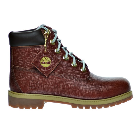 Big Kid's Timberland 6 In. Premium Boot Textured Brown (TB0A173D 214) - 4.5