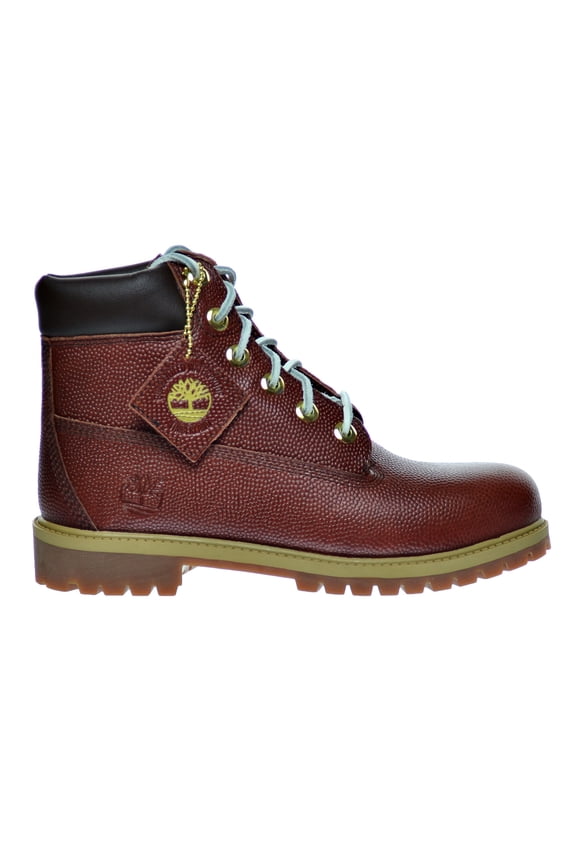 Big Kid's Timberland 6 In. Premium Boot Textured Brown (TB0A173D 214) - 4.5