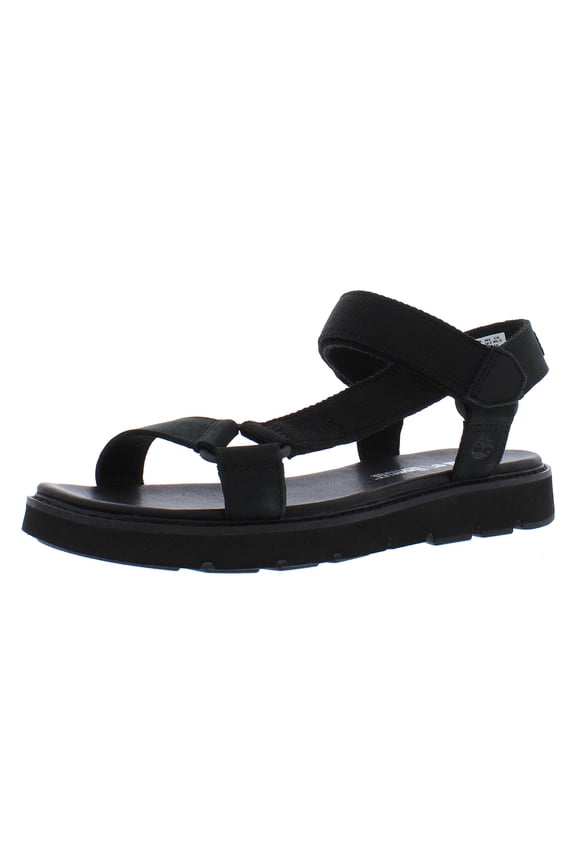 Bailey Park L/F Strap Sandal Womens Shoes Size 10, Color: Black Nubuck