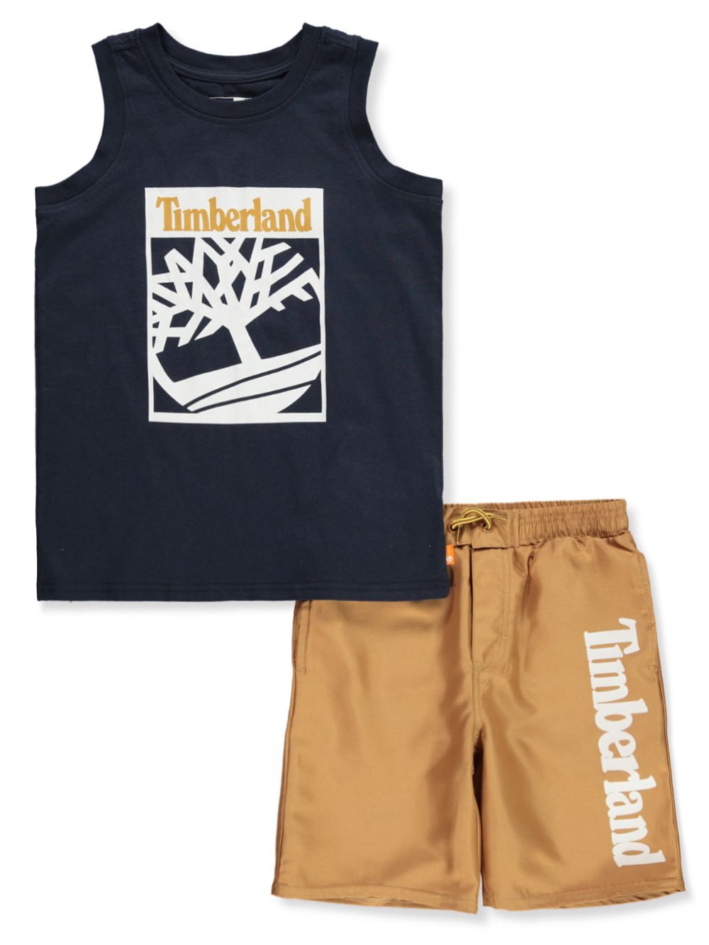 Timberland Boys 2 Piece Swim Shorts Set Outfit navy 3t Toddler Walmart