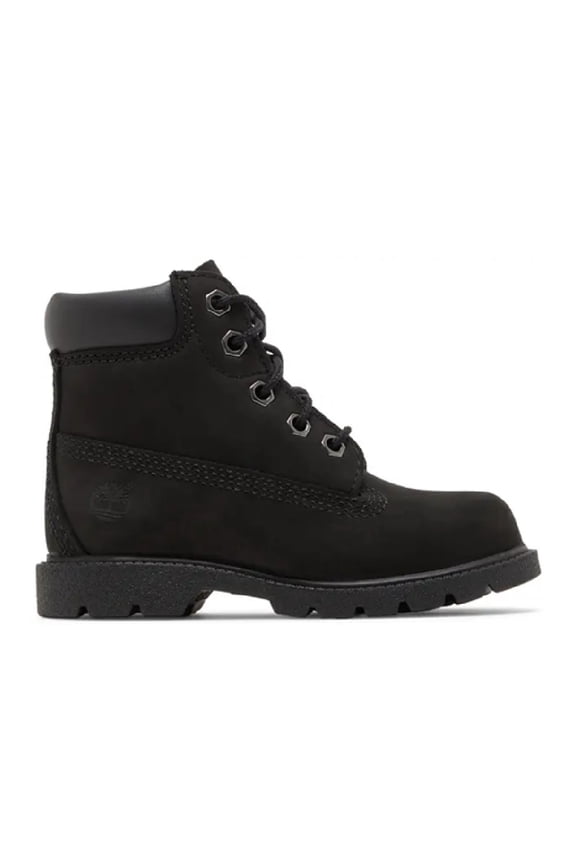 Toddler's Timberland Classic 6 In. Waterproof Boot Black Nubuck (TB010810 001) - 7.5
