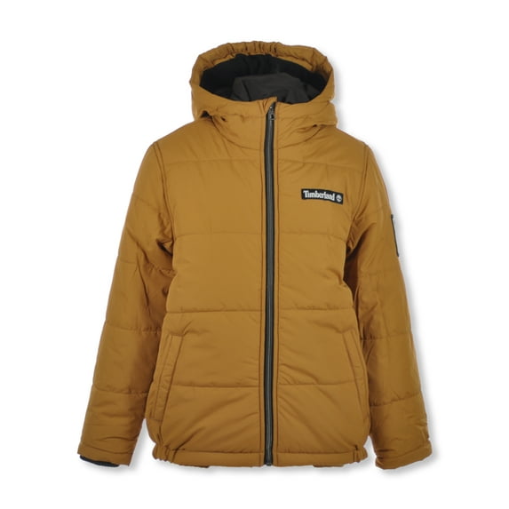 Timberland Boys' Puffer Jacket - wheat, 18 - 20 (Big Boys)