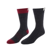 Timberland Cable Knit Comfort Wool Blend Socks 2 Pair Men