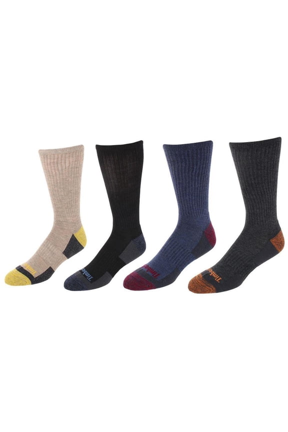 Castleton Comfort Cushioned Crew Socks (4 Pack) (Men)
