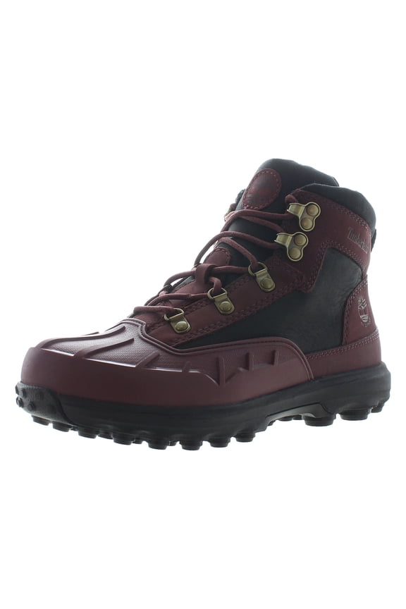 Converge Mid Shell Toe Boot GS Boys Shoes Size 7, Color: Burgundy Nubuck