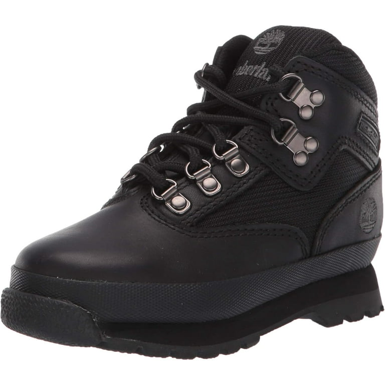 Timberland Euro Hiker Leather and Fabric Boot Toddler Little Kid