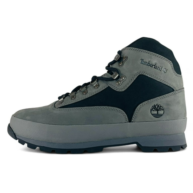 Timberland Euro Hiker Mid Grey Nubuck Men's Boots Shoes