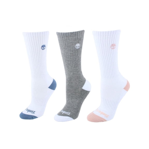 Timberland  Half Cushioned Comfort Crew Socks (3 Pack) (Women)