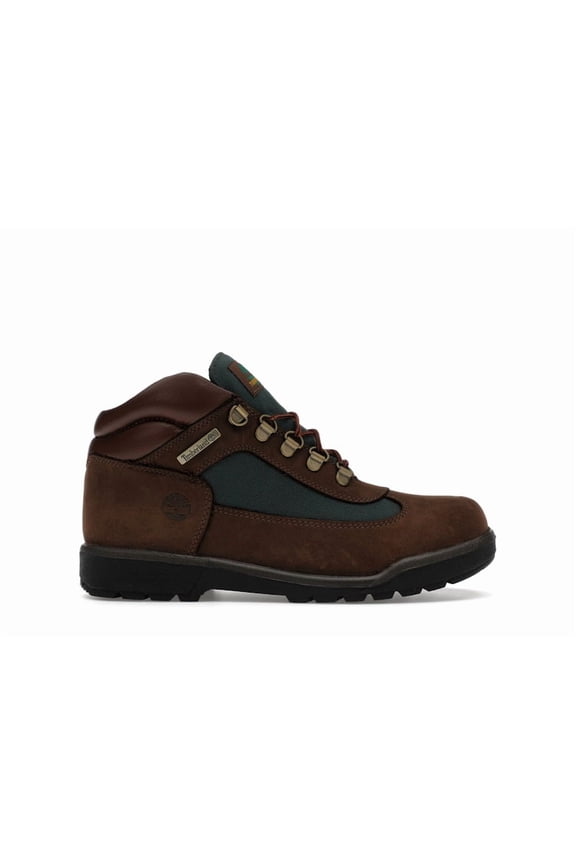 Kid's Field Boot Mid Lace Up Dark Brown, from StockX