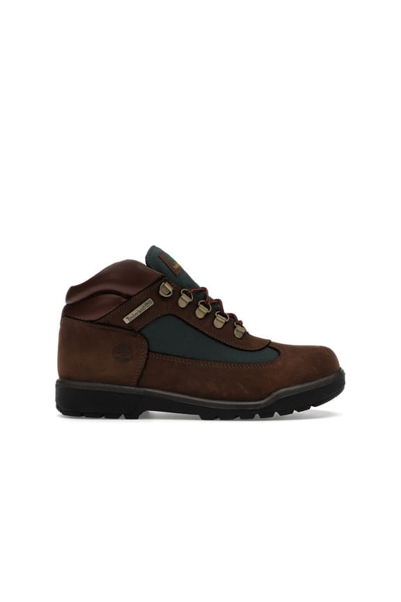 Kid's Field Boot Mid Lace Up Dark Brown, from StockX