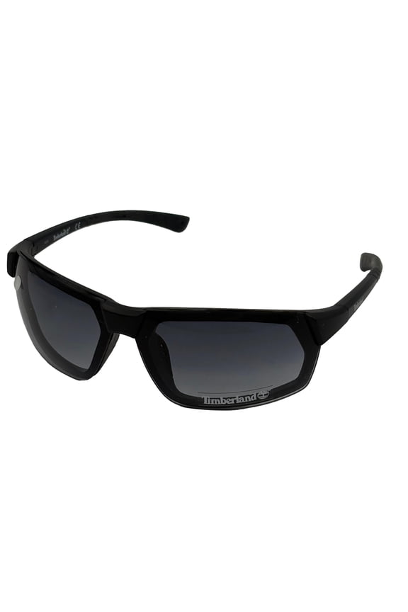 Flash Lens Men's Rectangle Sunglasses, Matte Black