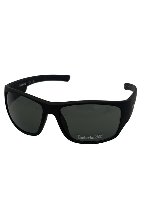 Matte Black Mens Plastic Rectangle Sunglass, Flash Lens TB7220. 5C