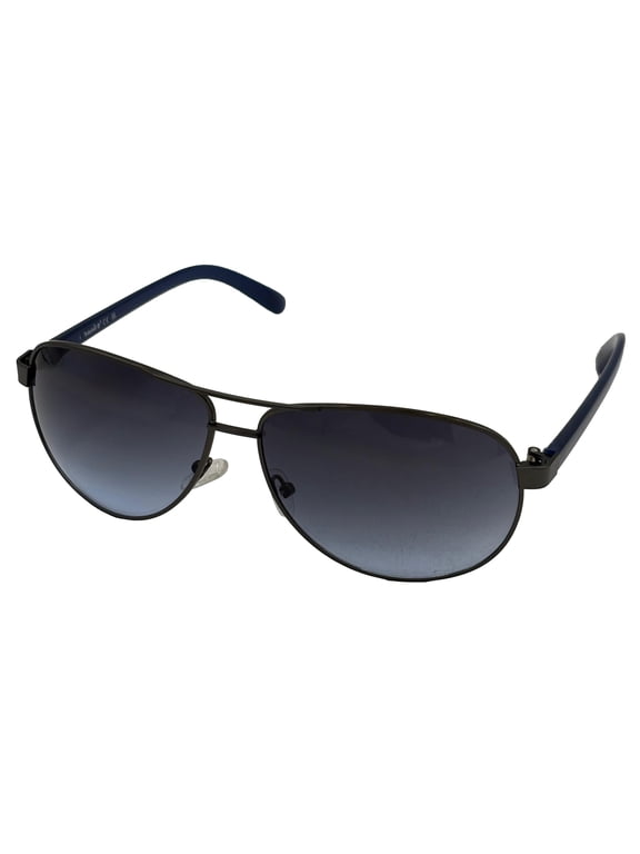 Men Gunmetal Sunglass Metal Aviator, Gradient Lens TU00013. 9B