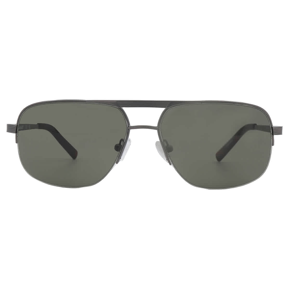 Timberland Metal Rimless Men's Aviator Sunglasses, Matte Brown. 49E