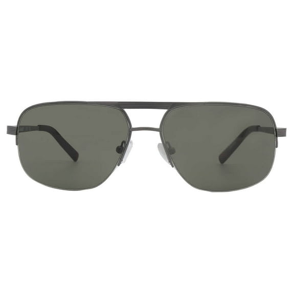 Timberland Metal Rimless Men's Aviator Sunglasses, Matte Brown